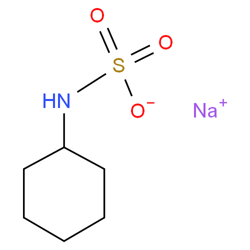 Структурная формула Натрия цикламат