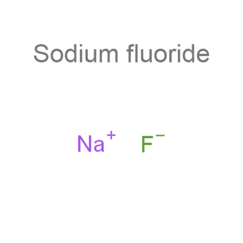 Структурная формула Натрия фторид + Яблочная кислота