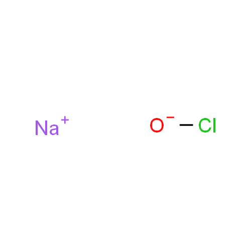 Структурная формула Натрия гипохлорит