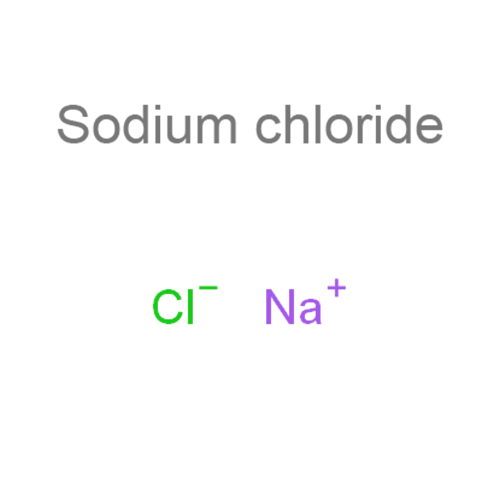 Структурная формула 3 Натрия хлорида раствор сложный [Калия хлорид + Кальция хлорид + Натрия хлорид]