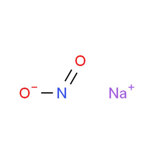 Структурная формула Натрия нитрит