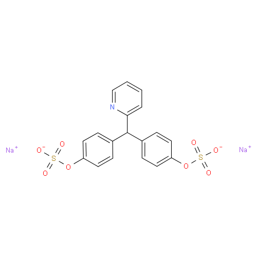 Структурная формула Натрия пикосульфат