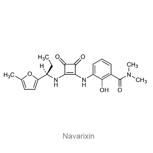 Структурная формула Навариксин