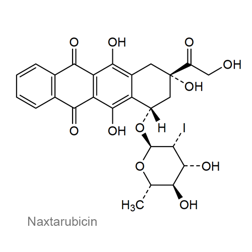 Накстарубицин структурная формула