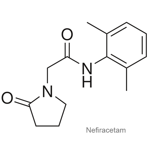 Структурная формула Нефирацетам