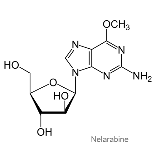 Структурная формула Неларабин