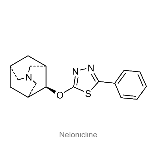 Структурная формула Нелониклин