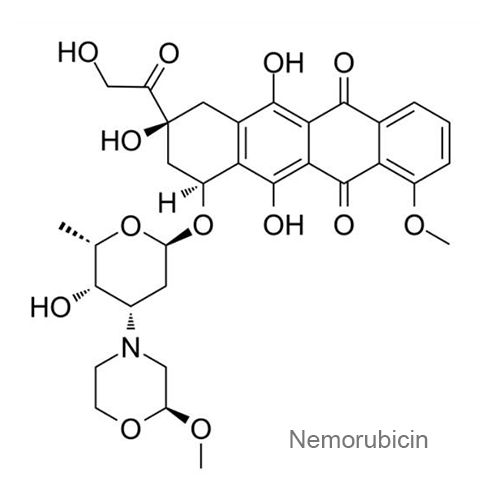 Структурная формула Неморубицин