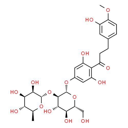 Неогесперидин дигидрохалкон структурная формула