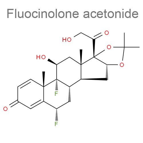 Неомицин + Флуоцинолона ацетонид + Лидокаин структурная формула 2