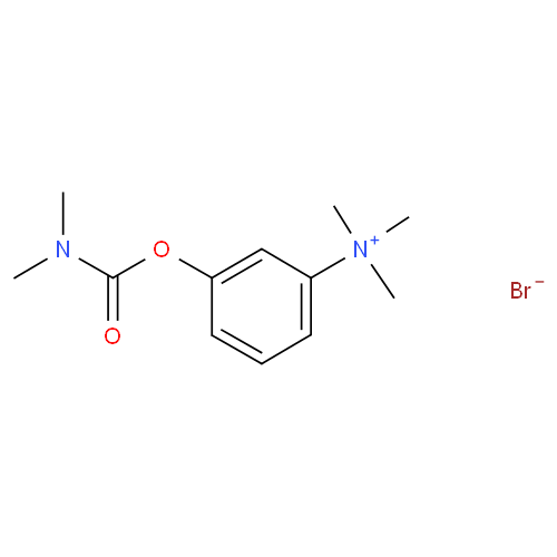 Структурная формула Неостигмина бромид