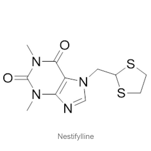 Структурная формула Нестифиллин