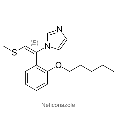 Нетиконазол структурная формула