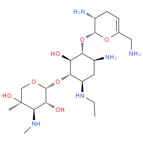 Нетилмицин структурная формула