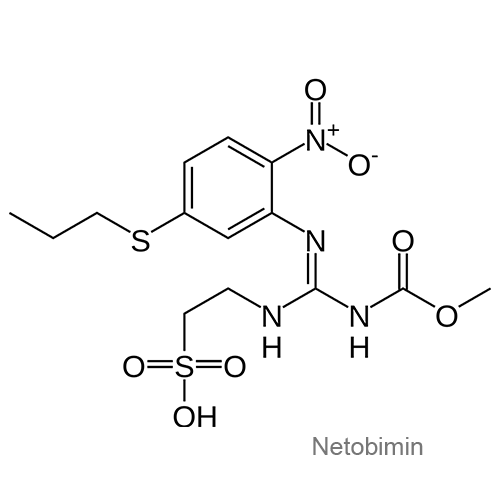 Структурная формула Нетобимин