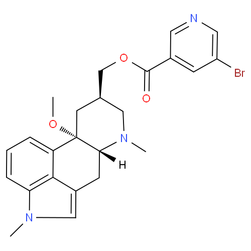 Ницерголин структурная формула