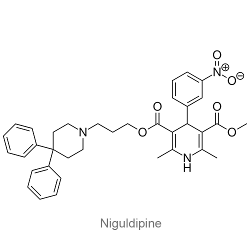 Структурная формула Нигулдипин