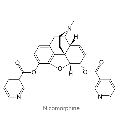 Структурная формула Никоморфин