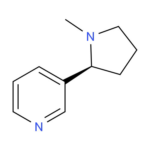 Никотин структурная формула