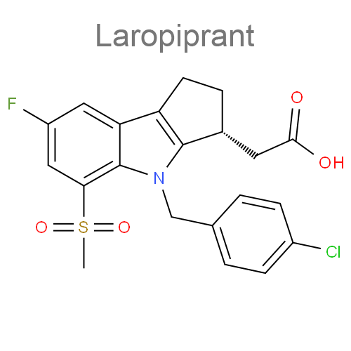 Структурная формула 2 Никотиновая кислота + [Ларопипрант]