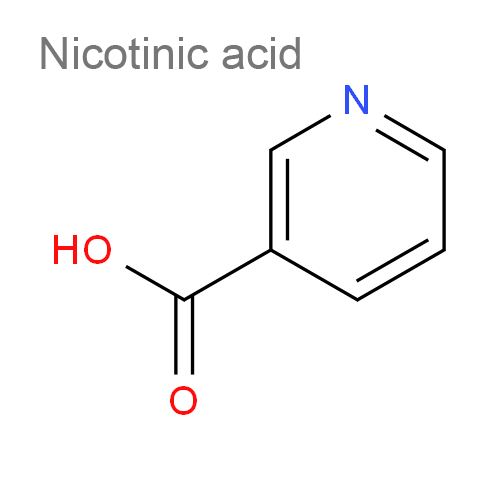 Никотиновая кислота + Папаверин структурная формула