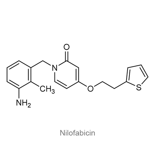 Структурная формула Нилофабицин