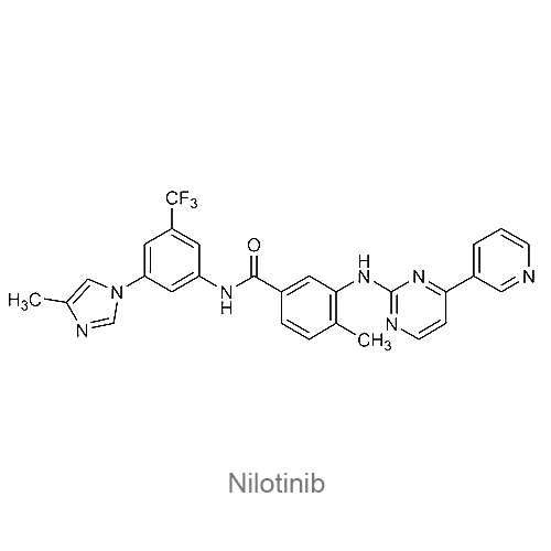 Структурная формула Нилотиниб