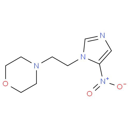 Структурная формула Ниморазол