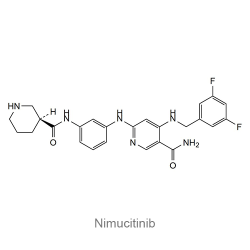 Структурная формула Нимуцитиниб