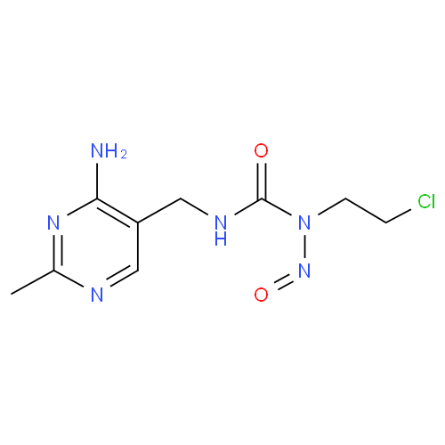Структурная формула Нимустин