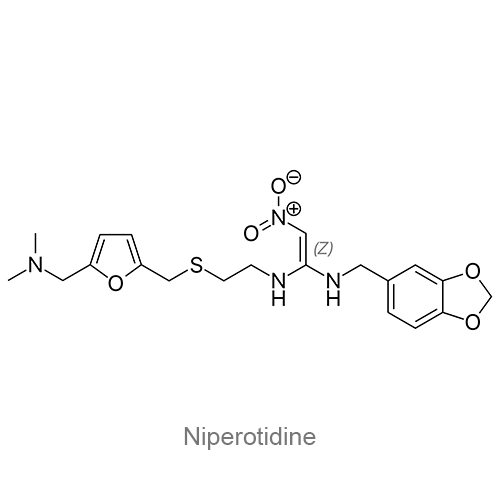 Структурная формула Ниперотидин