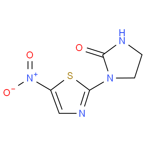 Ниридазол структурная формула