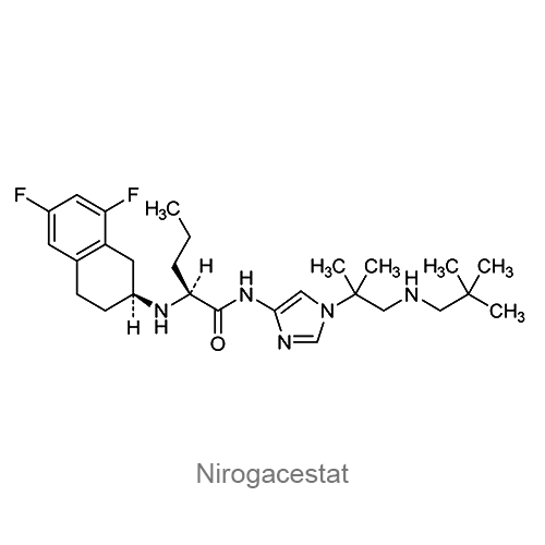 Структурная формула Нирогацестат