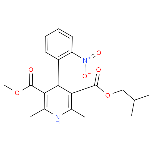 Нисолдипин структурная формула