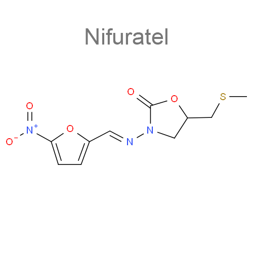 Структурная формула 2 Нистатин + Нифурател