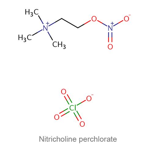 Структурная формула Нитрихолина перхлорат
