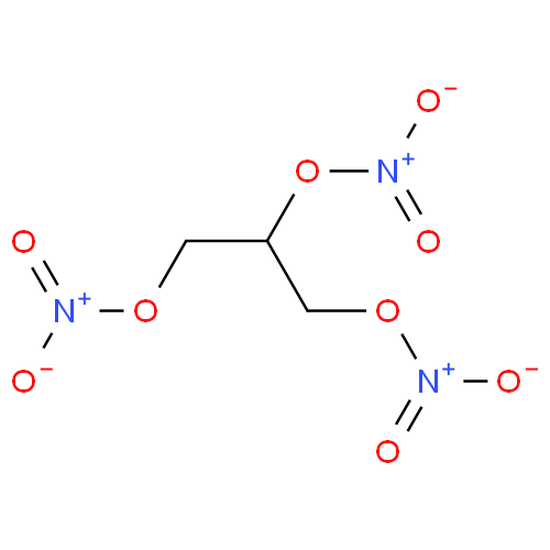 Структурная формула Нитроглицерин