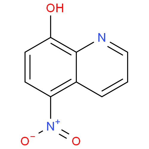 Нитроксолин структурная формула
