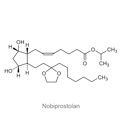 Структурная формула Нобипростолан