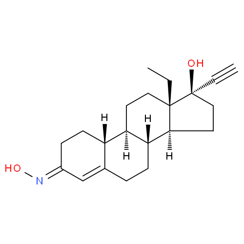 Структурная формула Норэлгестромин