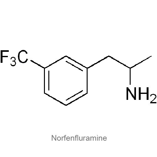Норфенфлурамин структурная формула