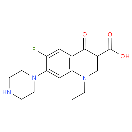 Структурная формула Норфлоксацин