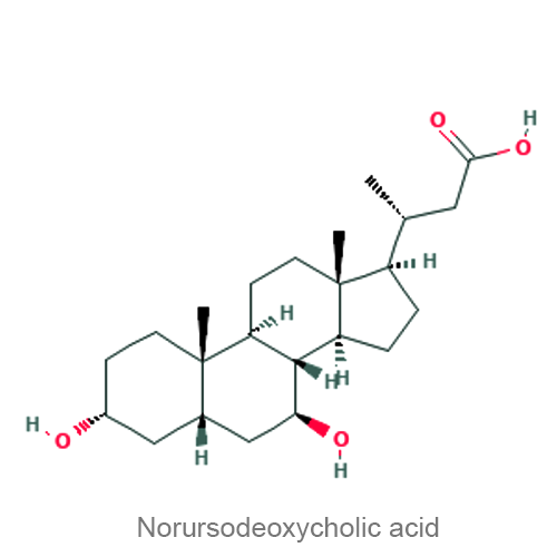 Норурсодезоксихолевая кислота структурная формула