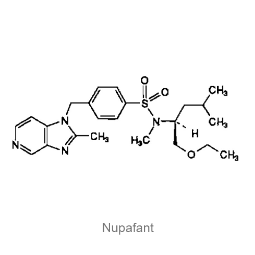 Структурная формула Нупафант