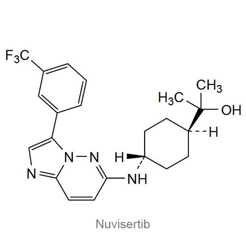 Структурная формула Нувисертиб
