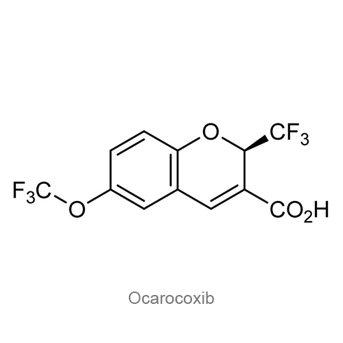 Структурная формула Окарококсиб