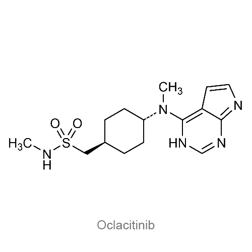 Структурная формула Оклацитиниб