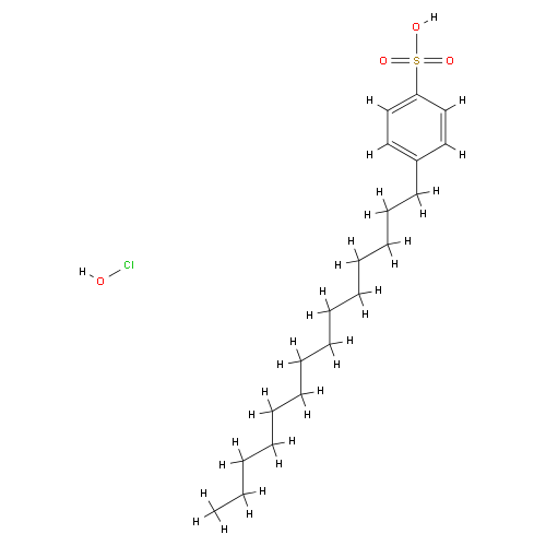 Оксихлорозен структурная формула