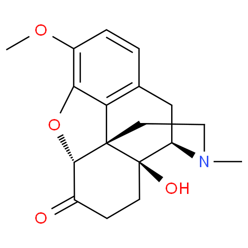 Структурная формула Оксикодон