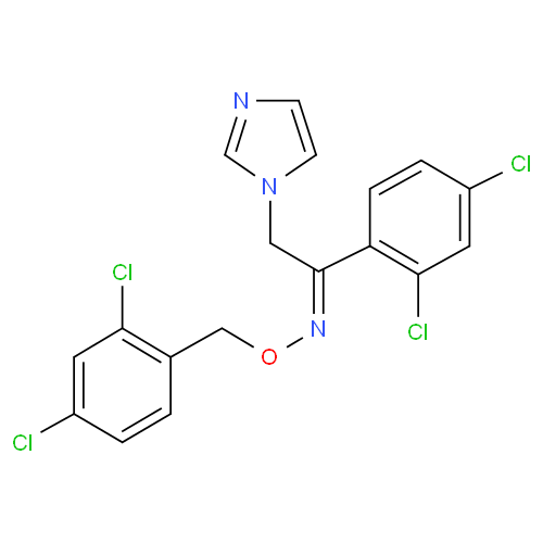 Структурная формула Оксиконазол